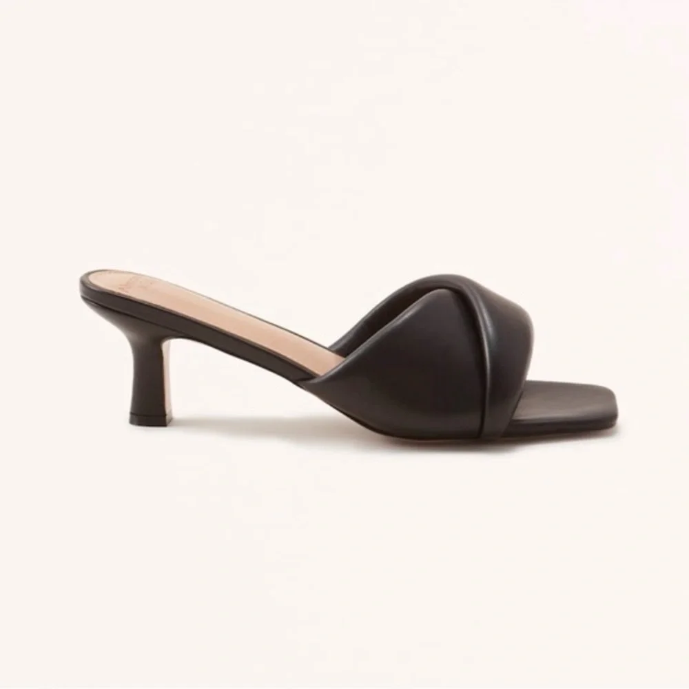 Abercrombie & Fitch Umi Puff Twist Heeled Sandal - 9